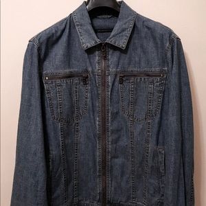 John Varvatos USA Demin Biker Jacket